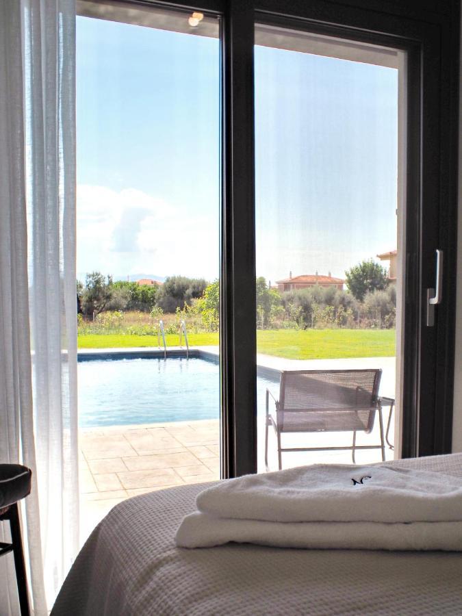 Nostos Luxury Villas With Private Pool In Nafpaktos Esterno foto